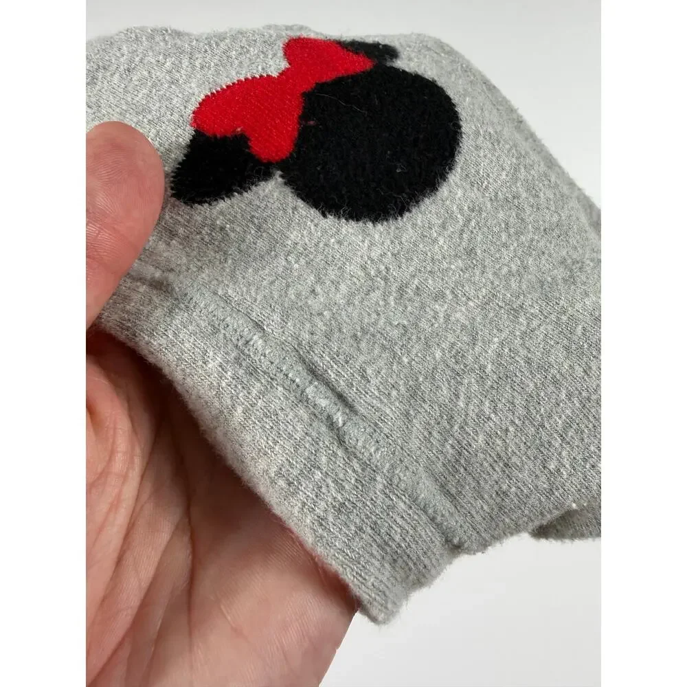 Gap Disney Minnie Mouse Heart Print Tights Gray Red Size 12–24 Months